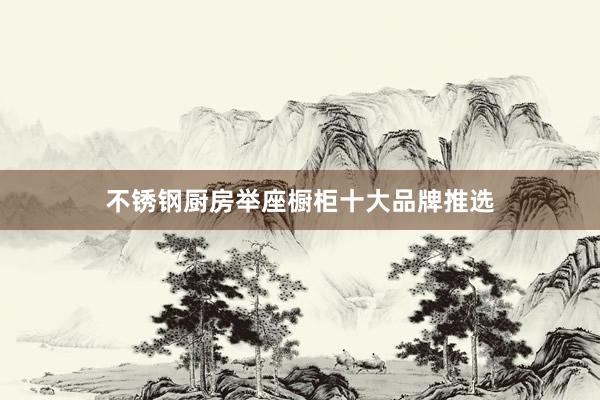 不锈钢厨房举座橱柜十大品牌推选