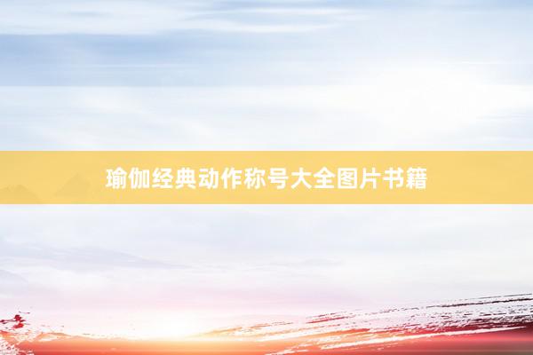 瑜伽经典动作称号大全图片书籍